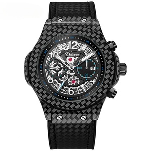 Reloj Mecánico Automático Multifuncional para Hombre, Diseño de Fibra de Carbono 2025, Resistente al Agua, Luminoso - Product Image 1