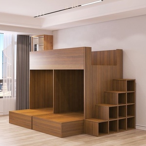 Simple Solid Wood <strong>Bed</strong> <strong>Bed</strong> for E-sports Hotel <strong>Guest</strong> House Hotel - Product Image 3