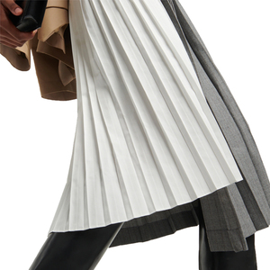 <span class=keywords><strong>Falda</strong></span> MIDI asimétrica <span class=keywords><strong>de</strong></span> lana plisada <span class=keywords><strong>de</strong></span> <span class=keywords><strong>vaca</strong></span> nueva con diseño personalizado al por mayor <span class=keywords><strong>de</strong></span> fábrica - Product Image 5