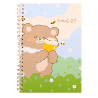 Schlussverkauf Notizbuch A5-Größe anpassbare dicke Verbindung Sublimation blanko Spiral-Notebook