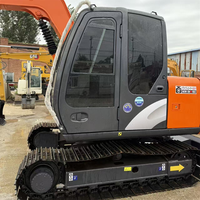 Excavatrice utilisée originale japonaise de HITACHI ZX70-5A l'excavatrice utilisée originale d'excavatrice de HITACHI d'excavatrice utilisée par 7t