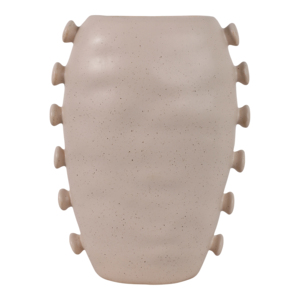 Vaso Decorativo in Ceramica con Dettagli Laterali, Formato Piccolo per Soggiorno, Camera da Letto, Ufficio - Product Image 4