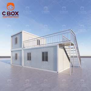 Cbox, maison préfabriquée modulaire légère à deux étages, détachable, villa mobile, restaurant, bar, café, magasins, conteneur - Product Image 4