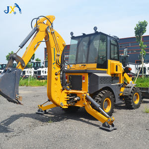 Heißer Verkauf Mehrzweck maschinen kleiner Bagger lader Kompakter 1 Tonne Allrad lenkung 4WD 4x4 Bagger lader - Product Image 1