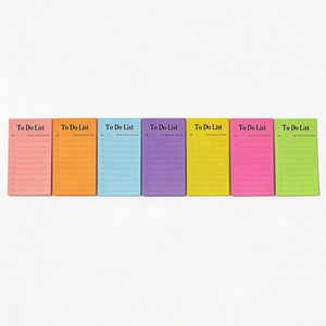 Paquete de 8 Blocs de Notas Adhesivas para Listas de Tareas, 8 Colores Brillantes, 50 Hojas por Bloc, Blocs de Notas Coloridos - Product Image 2