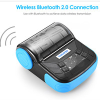 Kabelloser Mini Android Thermodrucker 80mm Tragbarer Rosa iPad-Kompatibler Belegdrucker Auf Lager