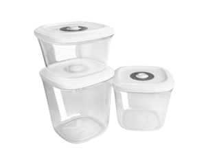 VS9904 Household Kitchen Plastic Vacuum Canister with 3 Sizes (1L 1.5L 2L) for Food and Snack Preservation - Product Image 1