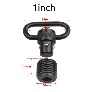 激安 高品質 カスタム タクティカル ハンティング クイックデタッチ 1-1.25インチ スリングスイベルマウント QDスリングスイベル - Product Image 4