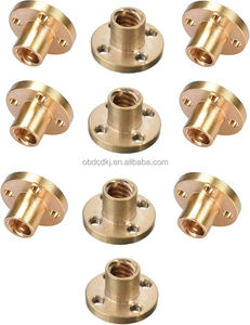 Dadi flangiati in ottone <span class=keywords><strong>di</strong></span> varie dimensioni, gamma completa, viti <span class=keywords><strong>a</strong></span> <span class=keywords><strong>ricircolo</strong></span> <span class=keywords><strong>di</strong></span> <span class=keywords><strong>sfere</strong></span> <span class=keywords><strong>di</strong></span> precisione personalizzate, passo 3mm, nucleo <span class=keywords><strong>a</strong></span> doppia <span class=keywords><strong>vite</strong></span> - Product Image 6