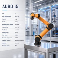 Bras robotique collaboratif AUBO I5, charge utile de 5 kg, portée de 886,5 mm, robot à 6 axes pour l'assemblage, la manutention des matériaux et l'automatisation