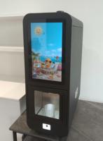 Máquina Expendedora de Smoothies con Pantalla Táctil, Sistema de Refrigeración, Garantía de 2 Años, Acero Inoxidable, FCC CE, para Pequeñas Empresas, de Sobremesa, Sin Personal