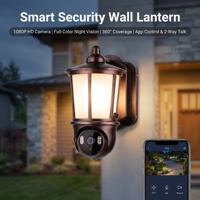 Yoosee Nouvelle Caméra IP WiFi de Sécurité Extérieure pour Villa, Jardin, Mur, Détection de Mouvement, Vision Nocturne, Audio Bidirectionnel, Étanche