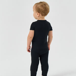 Pyjama barboteuse sans pieds en viscose de bambou pour bébés garçons, vêtements de bébé bio, barboteuse une pièce à manches courtes pour bébés filles, été - Product Image 4