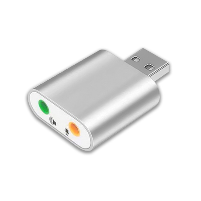 Tarjeta de sonido externa Silver-7.1