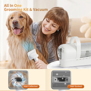 Dispositivo de Aseo para Mascotas 7 en 1, Multifuncional, Seguro, Portátil, Recargable, Aspiradora de Plástico, Afeitadora, Removedor de Pelo - Product Image 2