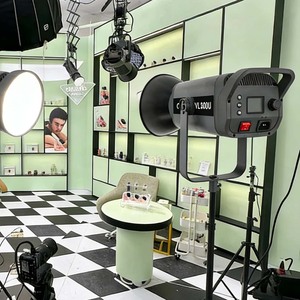 Luce LED Grigia 300W per Video e Fotografia con Telecomando, Temperatura Colore 2800-6800K, Impermeabile, 220V per Studio, Foto, Trucco, <span class=keywords><strong>YouTube</strong></span> - Product Image 5