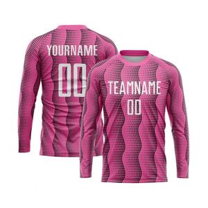 Modern <b>Long</b> Sleeve Soccer Jersey Football Performance Shirt Breathable Quick Dry Athletic <b>Match</b> Training Uniform for Men Teams - Product Image 1