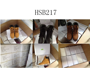 ZH-botas de seguridad para fábrica, botas de seguridad resistentes al calor con estilo de nubuck de cemento, para el mercado australiano, HSB217 - Product Image 6