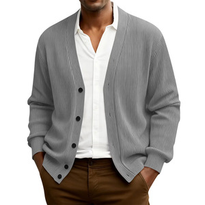 Fashion Casual Pure Color High Quality Wool Knitted Long Sleeve <b>Cardigan</b> <b>Sweater</b> Wholesale Price Winter Season <b>Cardigan</b> <b>Sweater</b> - Product Image 5