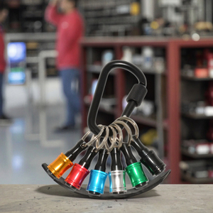 6 PCS 1/4 Inch <strong>Bit</strong> Holder Keychain Hex Screwdriver <strong>Bits</strong> Holder with Quick <strong>Change</strong> Extension Bar Most Electric OEM Customizable - Product Image 4