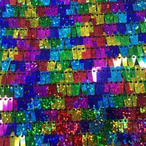 Vente en gros Rectangle en forme de couteau brodé en tissu à paillettes violettes pour <span class=keywords><strong>mariage</strong></span>-Chaussures de sac à dos Jupe courte Robe de soirée 3x9mm - Product Image 5