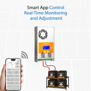 30A MPPT năng lượng mặt trời CHARGE CONTROLLER 96V tự động Pin điện áp nhận dạng V125 + Wifi - Product Image 4