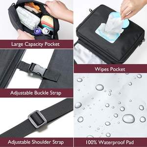 Muestra Gratuita, Cambiador de Pañales Portátil de Espuma OEM al por Mayor, Cambiador de Pañales Portátil Impermeable, Tapete para Cambiar Pañales - Product Image 2