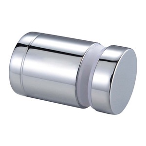 Poignée de porte de douche en acier inoxydable satiné 304, poignée de porte coulissante pour porte de douche, bouton à une face, quincaillerie de salle de bain - Product Image 1