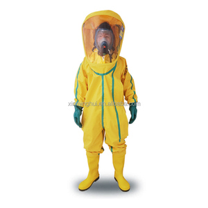 Tenue de protection chimique intégrée Haigu HG-2NP Niveau 2 en PVC étanche aux liquides <span class=keywords><strong>pour</strong></span> la réponse aux déversements chimiques - Product Image 1