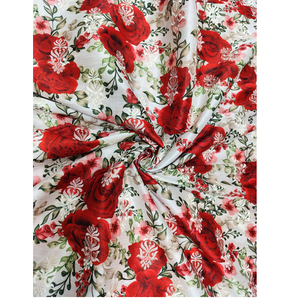 Smooth Soft Printed 100% <b>Polyester</b> Multicolor Satin <b>Fabric</b> for DIY Sewing Crafts Wedding Dress Shiny Decoration - Product Image 1