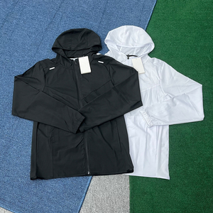 Chaqueta cortavientos ligera de fútbol <span class=keywords><strong>para</strong></span> <span class=keywords><strong>hombre</strong></span>, chaqueta deportiva con capucha <span class=keywords><strong>para</strong></span> exteriores, <span class=keywords><strong>para</strong></span> senderismo, <span class=keywords><strong>ciclismo</strong></span>, correr, chándal transpirable - Product Image 1