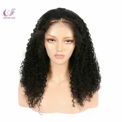 Vente en gros de cuticule alignée 13*4 perruque sans colle Lace Front cheveux de vison vierges cheveux humains brésiliens 10 pouces style vague d'eau - Product Image 4