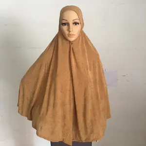 Factory Wholesale High Quality Malaysia Tudung Crystal Hemp Muslim Women Hijab PREMIUM PRAYER ABAYA JILBAB HIJAB