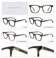 Montures optiques de marque privée, verres de protection rétro en acétate pour lunettes surdimensionnées 2026