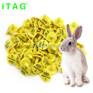 Etichetta di identificazione con coniglio animale con etichetta auricolare con segno auricolare di maiale rotondo in plastica con marchio auricolare con numero - Product Image 3