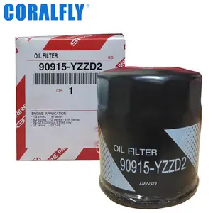 Fabrika orijinal otomobil parçaları araba filtreleri 90915-YZZD2 90915YZZD 2 yağ filtresi Toyota Hiace için filtre 90915 YZZD2