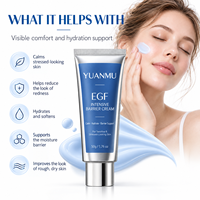 Crème Visage Réparatrice Barrière EGF Panthénol Guaiazulène Céramide Hydratation Intense Peau Crème Pro Intensive