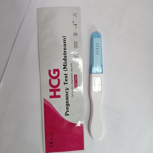 Bandelettes <span class=keywords><strong>de</strong></span> test <span class=keywords><strong>de</strong></span> <span class=keywords><strong>grossesse</strong></span> rapide GLOB HCG Midstream en vrac, sensibilité 10-25 mUI/ml, précision 99,99 %, résultats en <span class=keywords><strong>3</strong></span>-5 min, durée <span class=keywords><strong>de</strong></span> conservation <span class=keywords><strong>3</strong></span> ans, colloïdal - Product Image 5