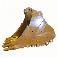 Aksesoris Penggali Serbaguna Rock Bucket Trenching Bulk Scoop Loader untuk Excavator 20-90 Ton, Berat 1000kg, Material Berkualitas Tinggi, Garansi 1 Tahun