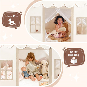 Vente en gros de <span class=keywords><strong>tente</strong></span> de camping d'intérieur pour enfants, <span class=keywords><strong>tipi</strong></span> en T, cabane de jeu, tentes pour enfants et bébés - Product Image 2