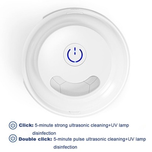 New Product 200ml Small Portable UV Ultraviolet <b>Denture</b> and Braces Jewelry Ultrasonic Cleaning Machine - Product Image 3