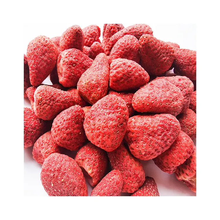 Reliable Quality Healthy Food Freeze drying strawberry with BRC HACCP KOSHER