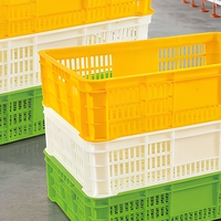 Cage à poulets en plastique, panier de transport pour volailles, vente pour ferme