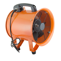 14 pouces 220V Ventilation ventilateur axial atelier poussière fumée extracteur d'air ventilateur électrique pivotant ventilateur d'échappement pour aspirer la poussière
