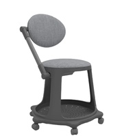 Chaise de formation moderne multifonctionnelle Siège confortable Dossier réglable Chaise de bureau