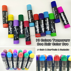 Marcadores de Tinte para Pelo de <span class=keywords><strong>Perro</strong></span> Lavables en 12 Colores, <span class=keywords><strong>Pintura</strong></span> Temporal para Pelaje, Rotuladores para Animales, Tinte para el Cuidado del Cabello de Mascotas - Product Image 2