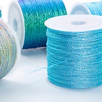 Fil Métallique Broderie Personnalisable 0,4 mm – Fil Brillant pour DIY, Étiquettes, Pompons, Colliers, Bracelets, Cordons, Crochet, Couture, Point de Croix