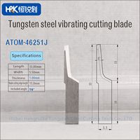 HRK ATOM Serie Wolframkarbid-Klinge Oszillierendes Schneidmesser für ATOM CNC-Schneidemaschine 46251J