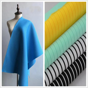 Эластичная полосатая ткань для шитья - Product Image 2