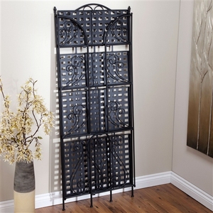 Étagère de cuisine pliable en métal à <span class=keywords><strong>4</strong></span> niveaux, robuste, pour four à micro-ondes, avec rangements pour pots et ustensiles - Product Image 3